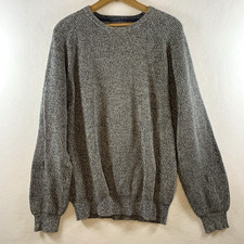 GH Bass Mens Marled Cotton Crew Neck Sweater XL Outdoors Rugged Heritage 00s