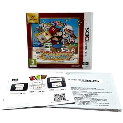 Paper Mario: Sticker Star Nintendo 3DS nur Hülle mit Beilegern Nintendo Selects