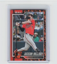 Jackson Holliday 2026 Topps Series 1 #92 Team Logo Border Baltimore Orioles SP