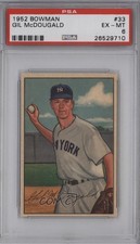 1952 Bowman Gil McDougald #33 PSA 6 0ll