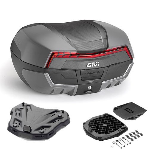 Givi V58NNG2 58LT Bauletto Mit Piastra Benelli Trk 502 2021-2023 Schwarz-image