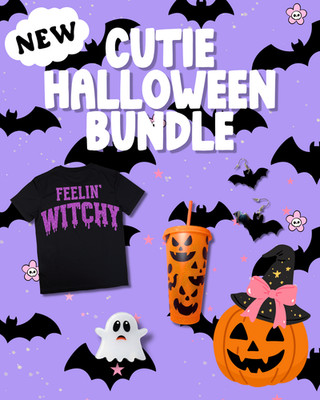 Cutie Halloween Mystery Box Bundle   5+ Girly & Glittery things Inside Halloween