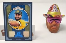 Dave Parker 🔥2005 Diamond Kings Framed Dual Bat & Swatch 32/50 Pirates 