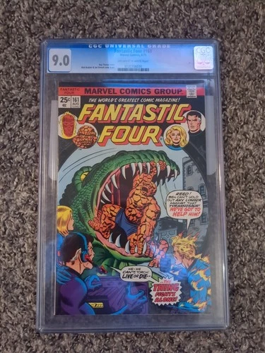 Marvel Fantastic Four #161 CGC Graded 9.0 Comic Book