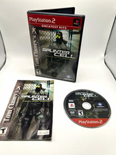 Ubisoft Tom Clancy's Splinter Cell Greatest Hits PS2 Disc Case Manual Tested