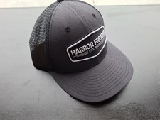 Harbor Freight Trucker Hat  Charcoal Gray Cap New with tags 