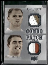 2010 Upper Deck Exquisite Colt McCoy / Jimmy Clausen Patch Combos #/50