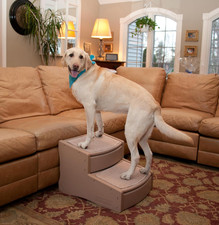 Easy Step II Extra Wide Pet Stairs, 2 Step for Dogs/Cats up to 200 Pounds, Remov