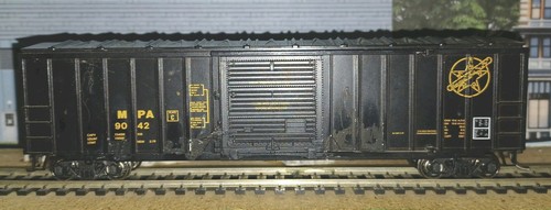 Coche de caja Athearn escala HO 50' MPA #9042 con ruedas de metal y acopladores Kadee | Zustand: Used