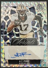 2025 Panini Mosaic Scripts A.T. Perry Denver Broncos Autograph #SCR-ATP