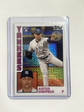 2019 Topps Silver Pack - 1984 Topps Baseball Justus Sheffield #T84-40 (RC)