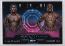 2024 Topps Midnight UFC Constellations Anderson Silva Israel Adesanya #CO-2 ms9