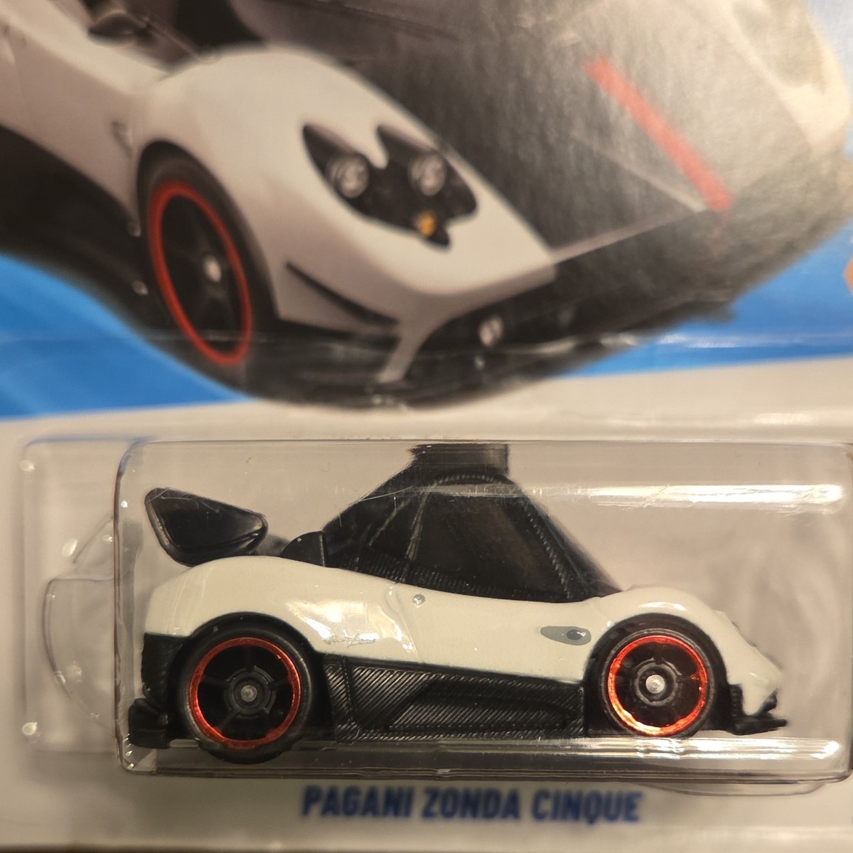 Hot Wheels – Pagani Zonda Cinque – Exoticars 4/10 – Modelo Escala 1:64 En Blanco Y Negro – Edición Limitada 26/250 – Hypercar De Colección – Mattel 2026