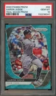 2020 Panini Prizm #64 Aaron Judge Teal Wave PSA 10 POP 11  Yankees 8041