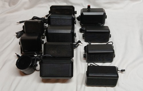 Extension Speakers For CB, Two Way Radios, Intercom--ALL 12 IN 1 LOT!