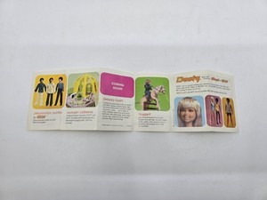 Dusty Doll Paper Insert Checklist Booklet Pamphlet Original Paper Fold Out 1976