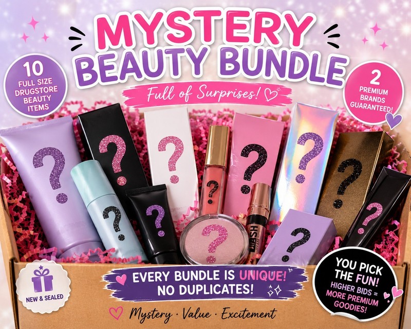 12 Piece Mystery Beauty Bundle Auction | 10 Full Size Items + 2 Premium...