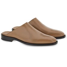 Closed Toe Slip on Loafers Mules Casual Slippers Men's Leather Shoes pumps