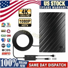 5600 Miles Digital TV Antenna 1080P 4K Waterproof HDTV Amplified Outdoor &Indoor