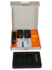 Neewer 2-Pack NP-FW50 Replacement Battery and Dual USB Charger Set For SONY