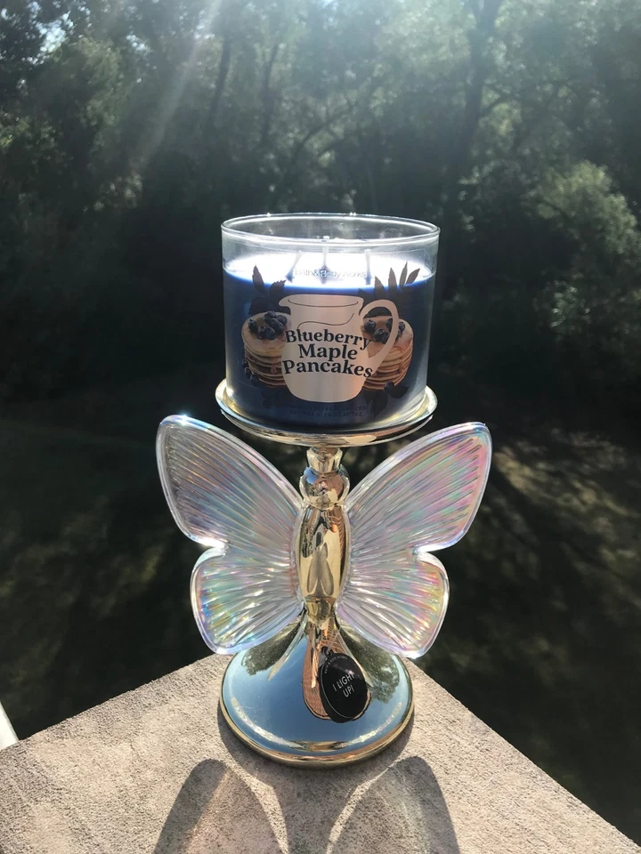 NEW! Bath & Body Works BLUEBERRY MAPLE PANCAKES 3-Wick Candle - 14.5 oz - Image 3 of 3