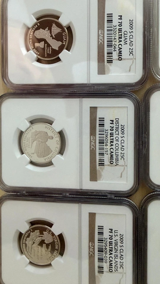 2009-S Complete US Islands & Territories Quarter Proofs 6 x NGC PR70 Ultra Cameo - Image 3 of 4