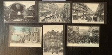 Lot 6 CPA Animées - Paris 2ème Arrondissement - Vers 1900