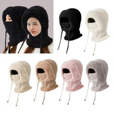 Balaclava Ski Mask Hooded Cap Soft Winter Hat for Snow Outdoor Sports Ski