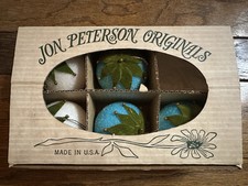 Vintage Jon Peterson Made In USA Christmas Ornaments