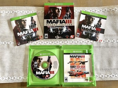 Mafia III - Deluxe Edition 2016 - Microsoft Xbox One 100% Complete w/ Slipcover