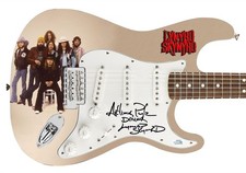 Lynyrd Skynyrd Artimus Pyle Autographed Custom Photo Graphics 1/1 Guitar ACOA