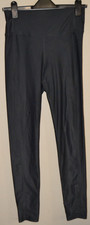 Womens Black/Grey High Shine Sweaty Betty Power Full Length Leggings Size Medium