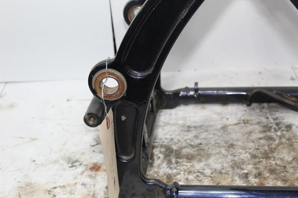 Harley Softail CVO Fat Boy 2006 OEM brazo oscilante azul horquilla trasera Foto 3 de 4