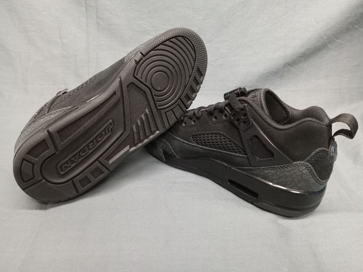 Jordan Spizike Low (GS) Sneakers Black Anthracite Boys Size 7 NEW