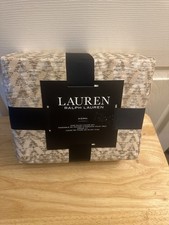 NIP Ralph Lauren KING SIERRA Duvet Cover  Shams Set 3pc