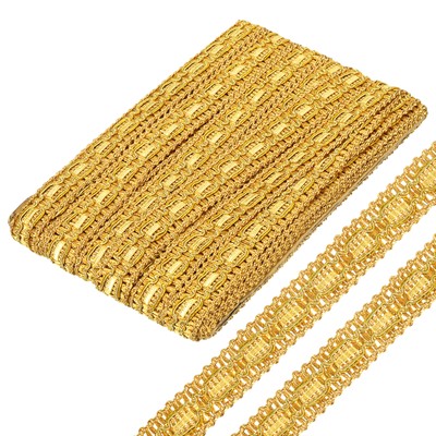 13 Yards Gimp Braid Trim,3/4 Zoll breit Vorhang Stoff Trim DIY Handwerk Gold
