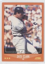 1988 Score Rookies & Traded Factory Set Jack Clark #1T 0nr3