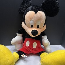 Disney Large Authentic Original Tag Disney Parks Mickey Mouse Plush Stuffed Toy