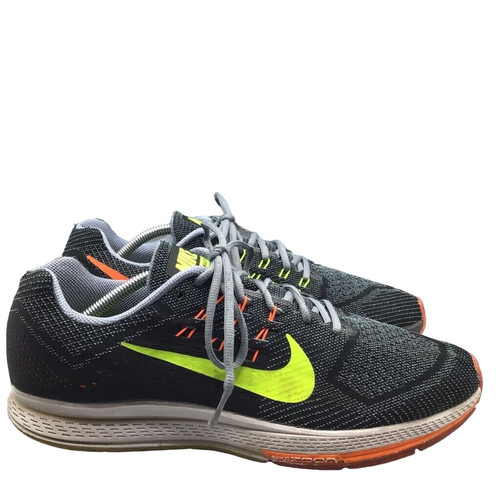 Nike Shoes Mens 12 Air Zoom Structure 18 Running Sneakers Gray Green Low Top - Bild 1 von 8