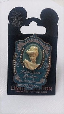 Disney pin Grand Opening Bibbidi Bobbidi Boutique Magic Kingdom Cinderella Cameo