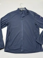Arc’teryx Delta LT Jacket Men’s Large Polartec Fleece Full Zip Navy