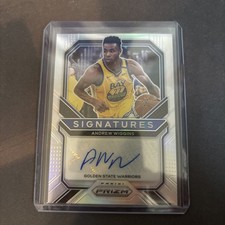Andrew Wiggins Signatures Silver Auto