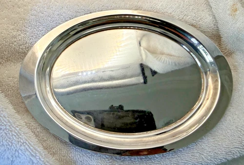 Reed & Barton Sterling Silver Tray Platter Oval Vintage 162g