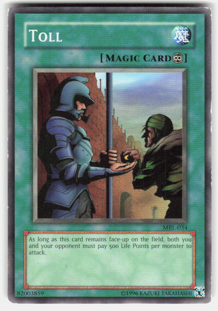 Toll MRL-034 Common Magic Ruler Yu-Gi-Oh Unlimited Heavily Played