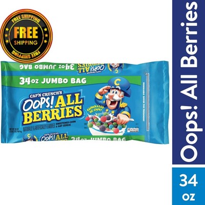 Cap n Crunch Oops! All Berries Breakfast Cereal (34 oz)