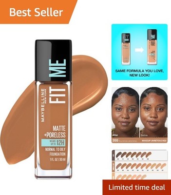 Ölfreie leichte matte Foundation - Fit Me Coconut 30ml für makellose Haut