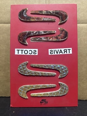 Travis Scott NIKE SWOOSH CHECKS FOR AIR FORCE SIZE 7.5 (JUST SWOOSHES)
