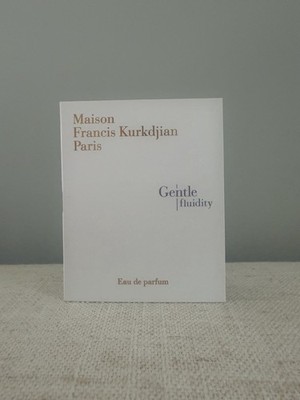 Maison Francis Kurkdjian Gentle Fluidity Silver EDP Vial Spray Sample 2ml New