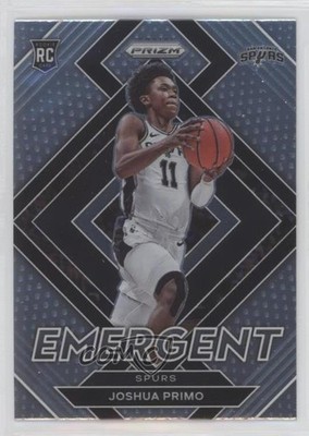 2021-22 Panini Prizm Emergent Joshua Primo #17 0e3