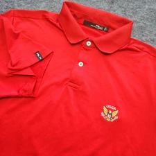 Mens Ralph Lauren RLX USGA US Golf Association Performance Golf Polo Shirt Large